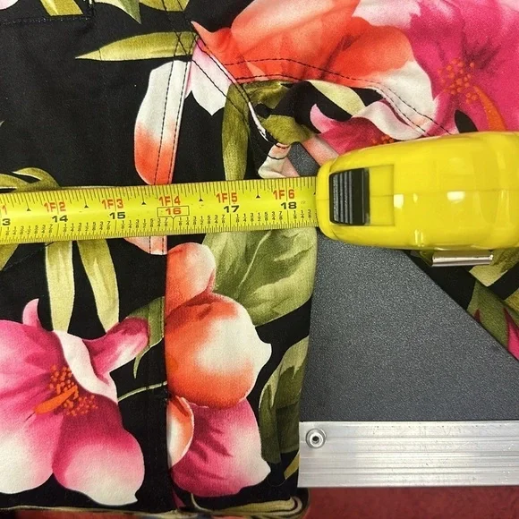 Caribbean Joe women’s multicolored floral button up jacket size small - Picture 9 of 10